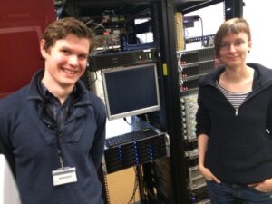 David and Uta with our Palimpsest dataserver